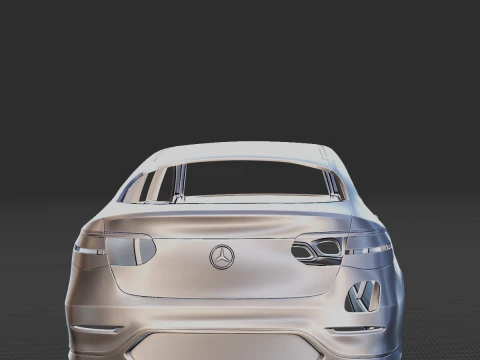 Mercedes-Benz GLC-Class Coupe 2019 Body STL 3D Model