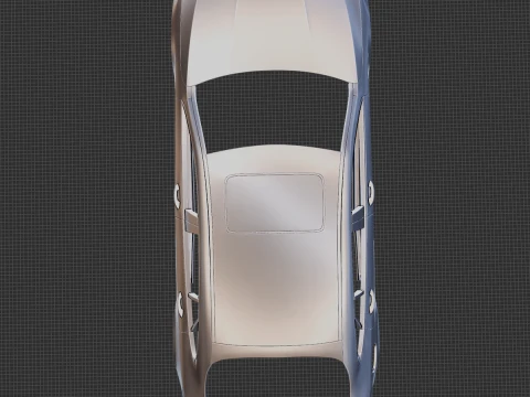 Mercedes-Benz GLC-Class Coupe 2019 Body STL 3D Model