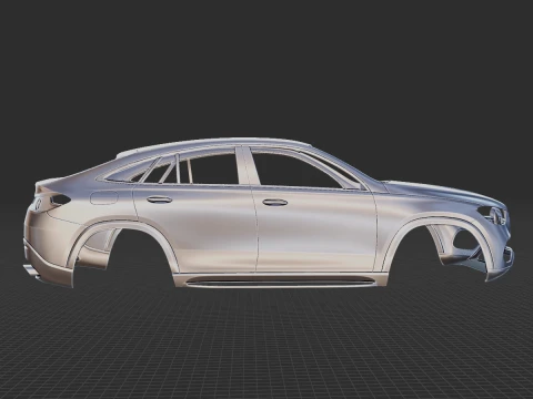 Mercedes-Benz GLE Coupe 2020 Body STL 3D Model