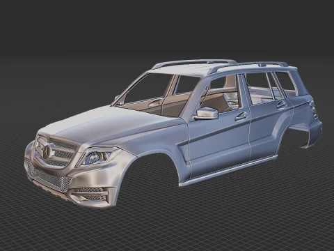 Mercedes-Benz GLK 350 SUV 2014 Body STL 3D Model