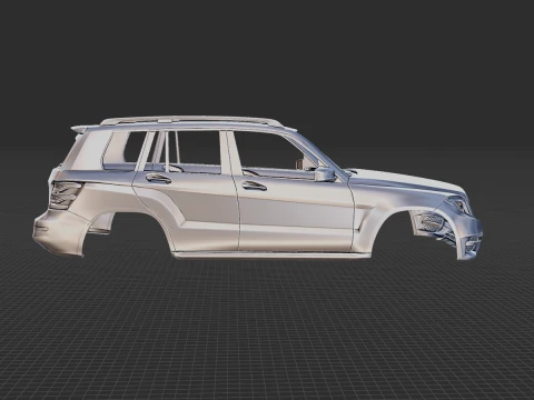 Mercedes-Benz GLK 350 SUV 2014 Body STL 3D Model