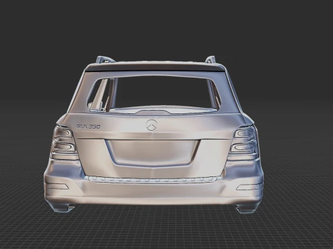 Mercedes-Benz GLK 350 SUV 2014 Body STL 3D Model