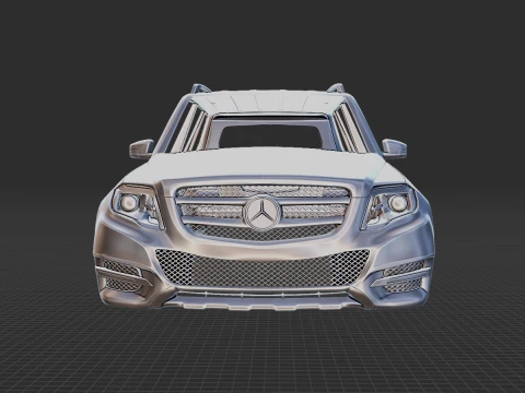 Mercedes-Benz GLK 350 SUV 2014 Body STL 3D Model