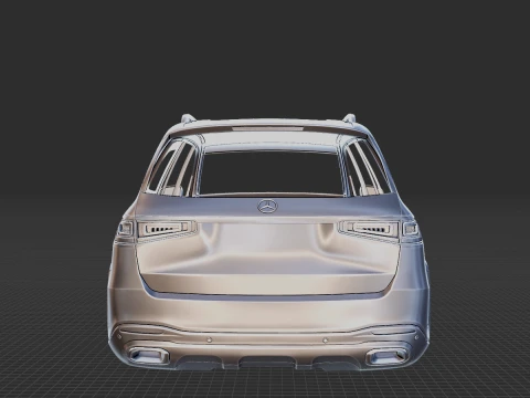 Mercedes-Benz GLS 2020 Body STL 3D Model