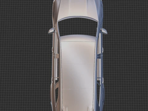 Mercedes-Benz GLS 2020 Body STL 3D Model