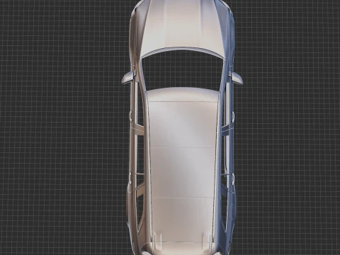 Mercedes-Benz GLS63 AMG 2021 Body STL 3D Model