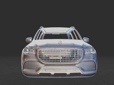 Mercedes-Benz GLS600 Maybach 2021 Body STL 3D Model