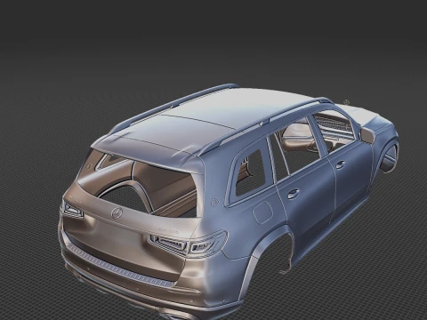 Mercedes-Benz GLS600 Maybach 2021 Body STL 3D Model