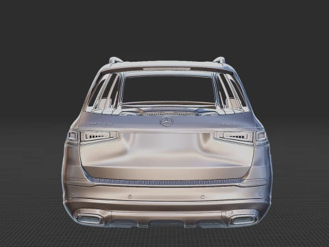 Mercedes-Benz GLS600 Maybach 2021 Body STL 3D Model