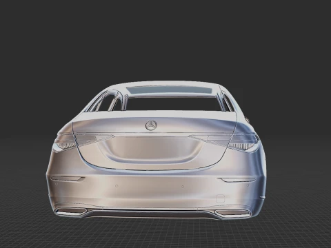 Mercedes-Benz S-Class 2021 Body STL 3D Model