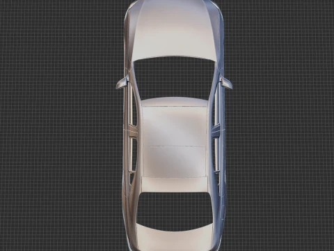 Mercedes-Benz S-Class 2021 Body STL 3D Model