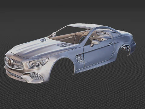 Mercedes-Benz SL-Class 2015 Body STL 3D Model