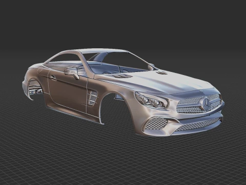 Mercedes-Benz SL-Class 2015 Body STL 3D Model