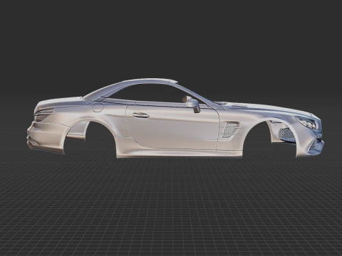 Mercedes-Benz SL-Class 2015 Body STL 3D Model