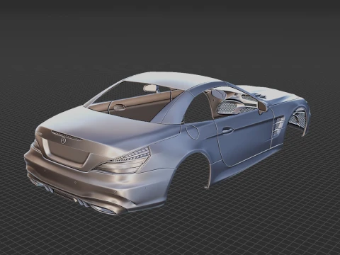 Mercedes-Benz SL-Class 2015 Body STL 3D Model