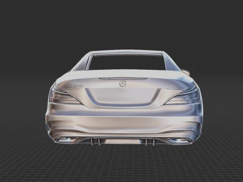 Mercedes-Benz SL-Class 2015 Body STL 3D Model