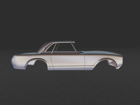 Mercedes-Benz SL-Class 1963 Body STL 3D Model