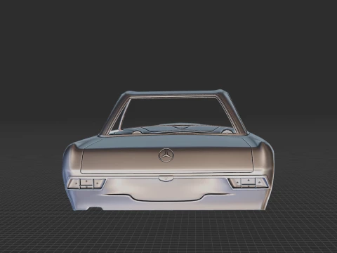 Mercedes-Benz SL-Class 1963 Body STL 3D Model
