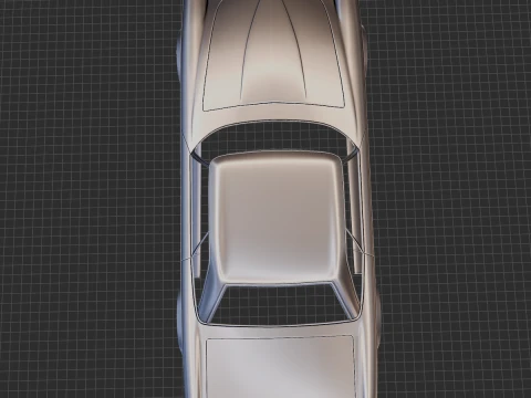 Mercedes-Benz SL-Class 1963 Body STL 3D Model