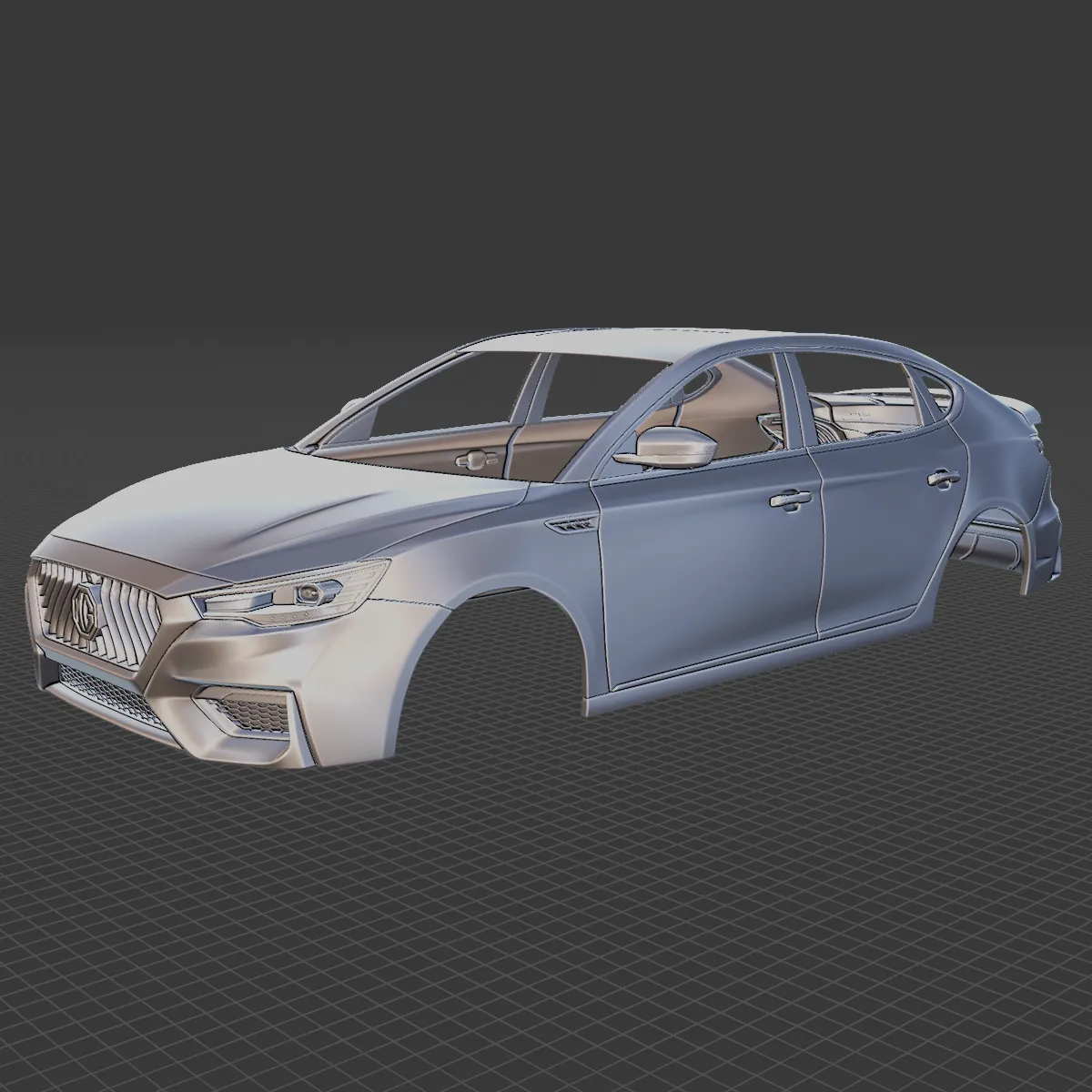 MG 6 2021 Body STL 3D Model .c4d .max .obj .3ds .fbx .stl .blend 