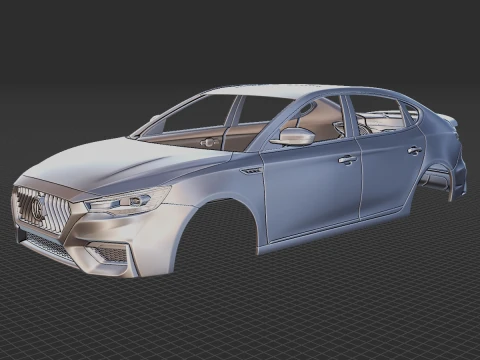 MG 6 2021 Body STL 3D Model