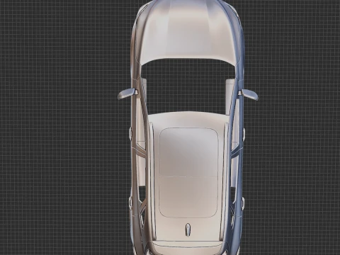 MG HS 2021 Body STL 3D Model