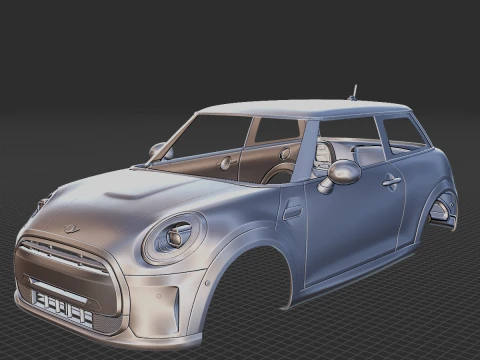 Mini 3-Door 2022 Body STL 3D Model