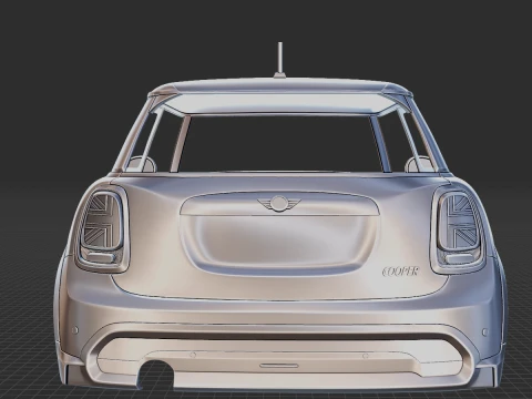 Mini 3-Door 2022 Body STL 3D Model