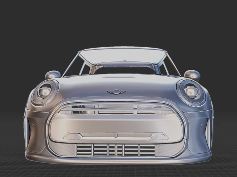 Mini 3-Door 2022 Body STL 3D Model