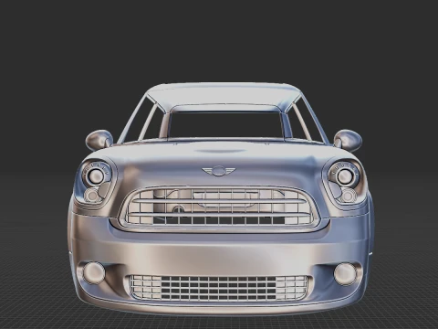 Mini Paceman ALL4 2014 Body STL 3D Model