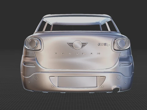 Mini Paceman ALL4 2014 Body STL 3D Model