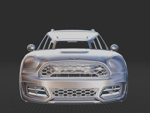 Mini Countryman John Works 2020 Body STL 3D Model