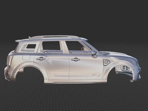Mini Countryman John Works 2020 Body STL 3D Model