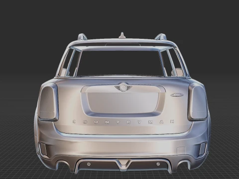 Mini Countryman John Works 2020 Body STL 3D Model