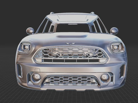 Mini Countryman S 2021 Body STL 3D Model