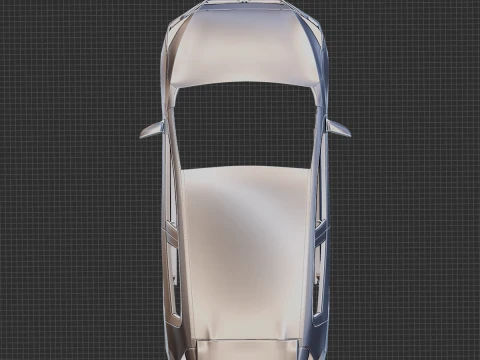 Mitsubishi Mirage 2020 Body STL 3D Model