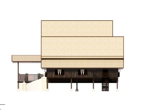 Malacca Traditional House of Malaysia 3D Model