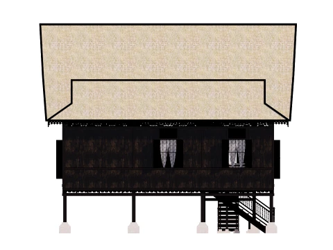 Perak Traditional House of Malaysia 3D Model