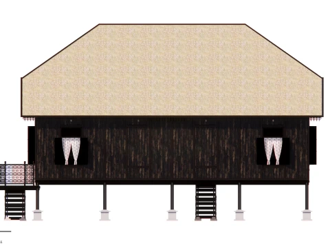 Terengganu Traditional House of Malaysia 3D Model