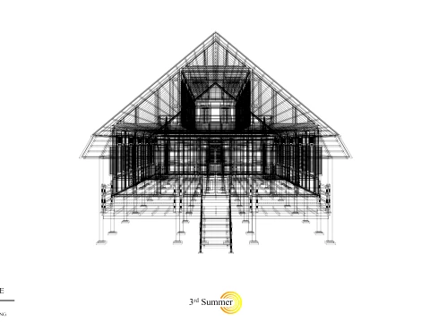 Godang Traditional House of Sambas West Borneo - Type 1 3D Model
