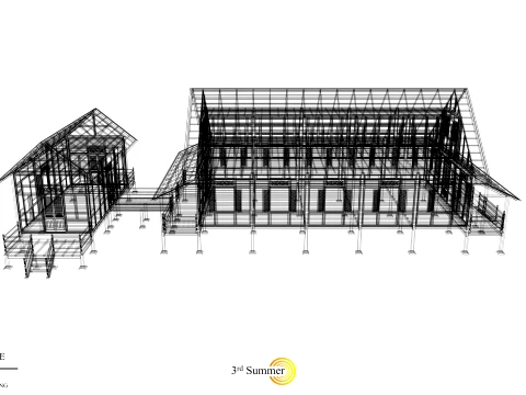 Godang Traditional House of Sambas West Borneo - Type 1 3D Model