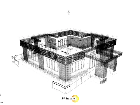 Mosque Of The Singkawang Planning Gallery 3D Model