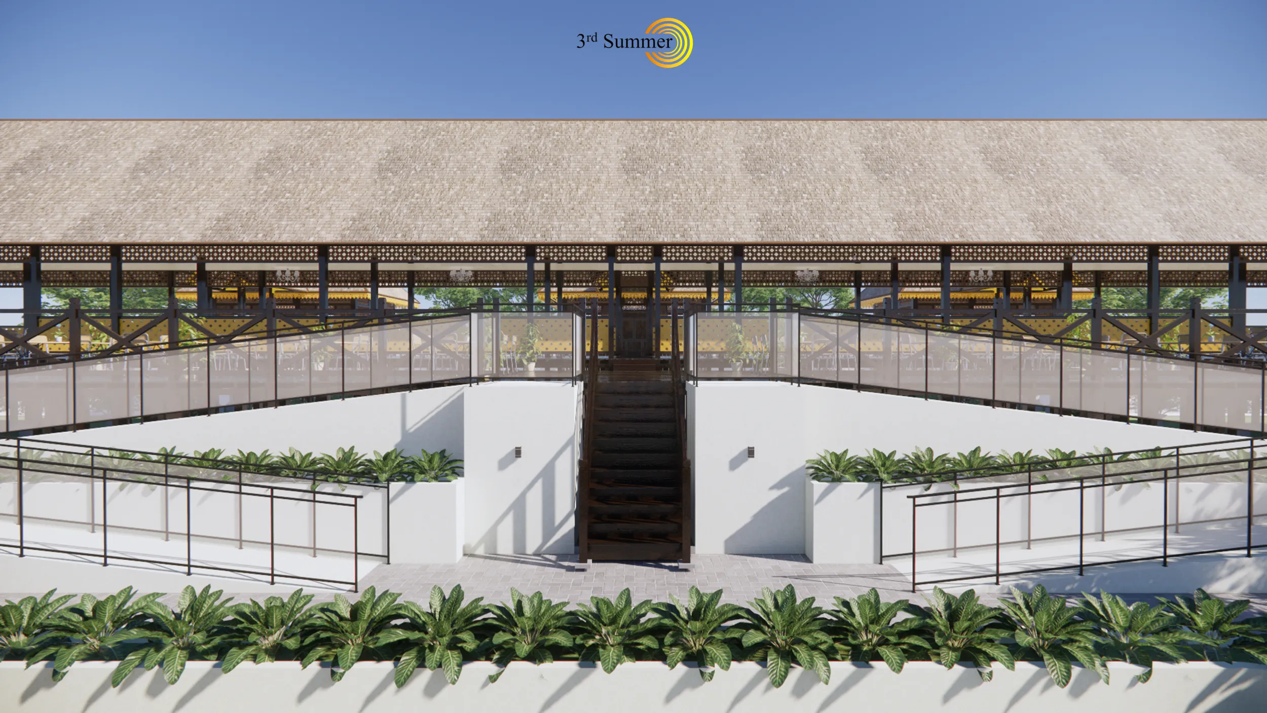 Restaurant Of The Singkawang Planning Gallery 3D Model .c4d .max .obj .3ds .fbx .stl .blend 