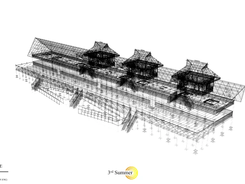 Restaurant Of The Singkawang Planning Gallery 3D Model