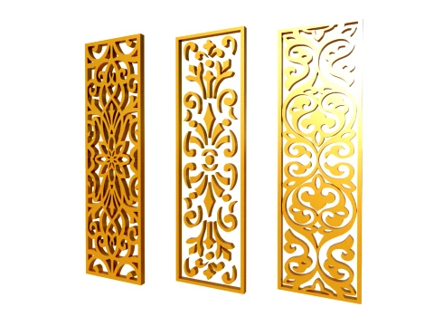 Gold Carving 2 3D Model