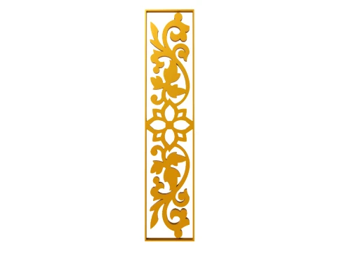 Gold Carving 4 3D Model
