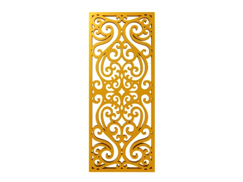 Gold Carving 4 3D Model