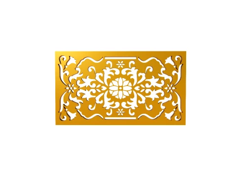 Gold Carving 7 3D Model