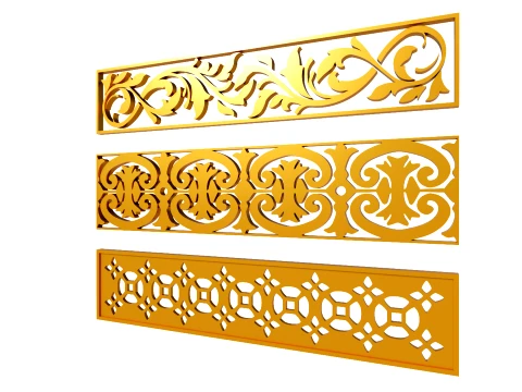 Gold Carving 8 3D Model