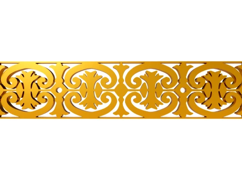 Gold Carving 8 3D Model